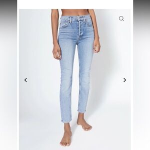 Re / Done 90’s High Rise Ankle Crop Jeans